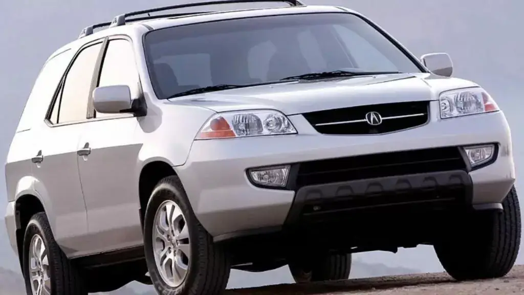 1. Peor año: Acura MDX 2003 (calificación de 3.20)