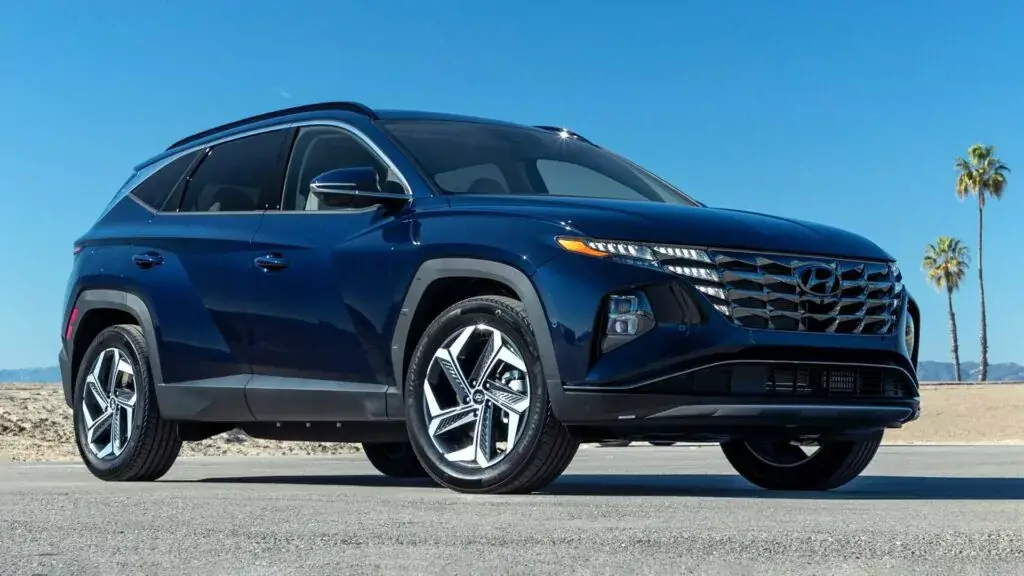 1. Mejor año: Hyundai Tucson 2023 (calificación de 4.55)
