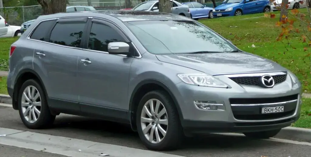 1. Peor año: Mazda CX-9 2010 (calificación de 3.34)