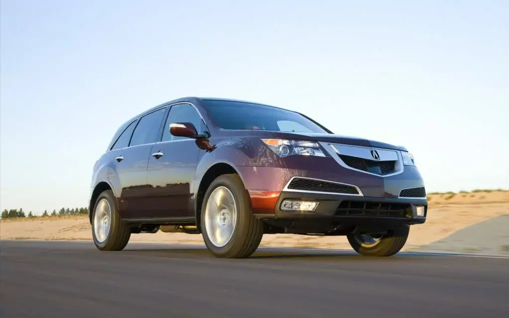 10. Mejor año: Acura MDX 2012 (calificación de 4.15)