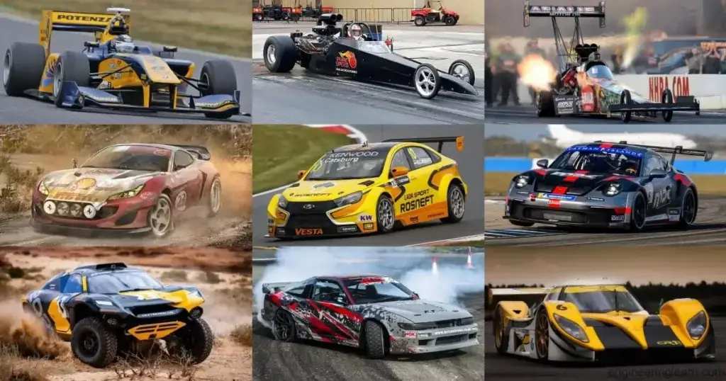 11 tipos comunes de autos de carreras | Un desglose completo