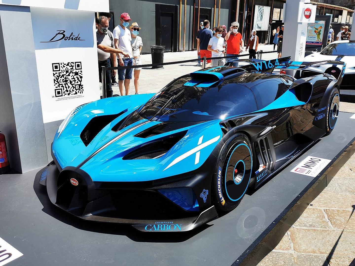 Coches propulsados por el Bugatti WR16