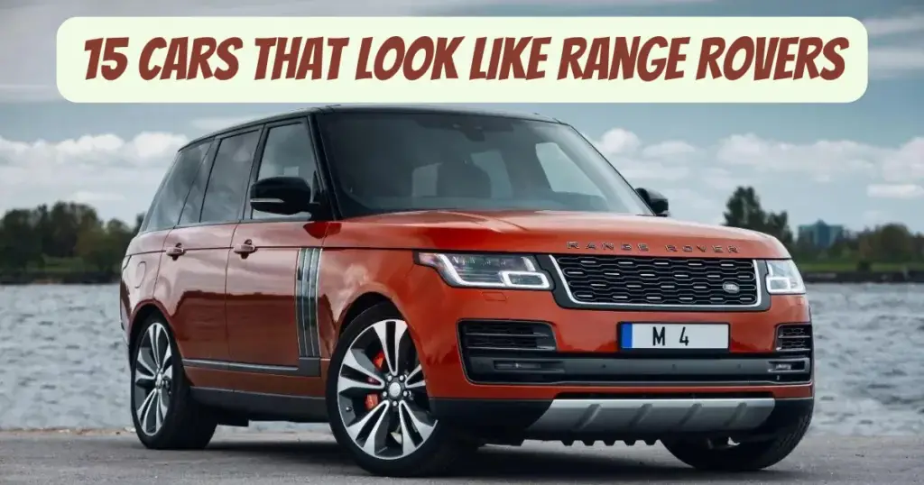 15 coches que parecen Range Rovers (fotos y especificaciones)