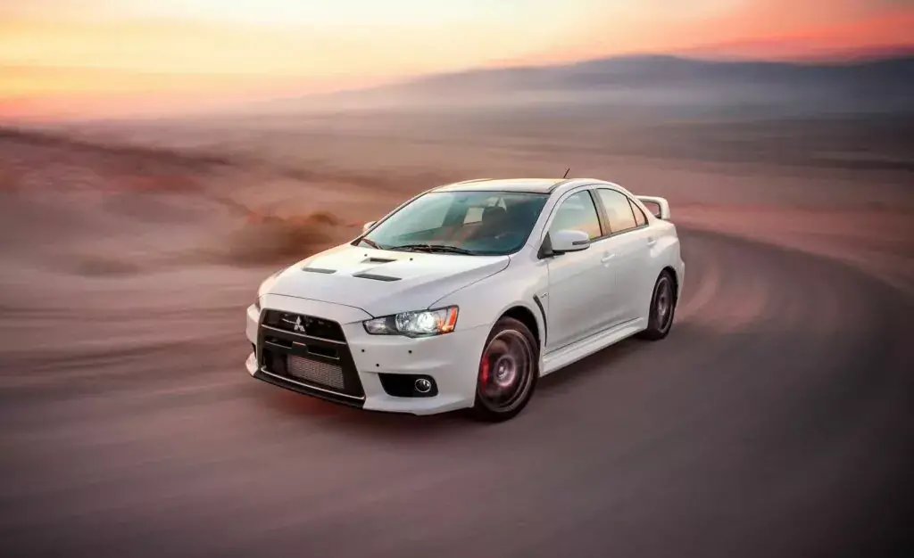 16. Evolución del Mitsubishi Lancer