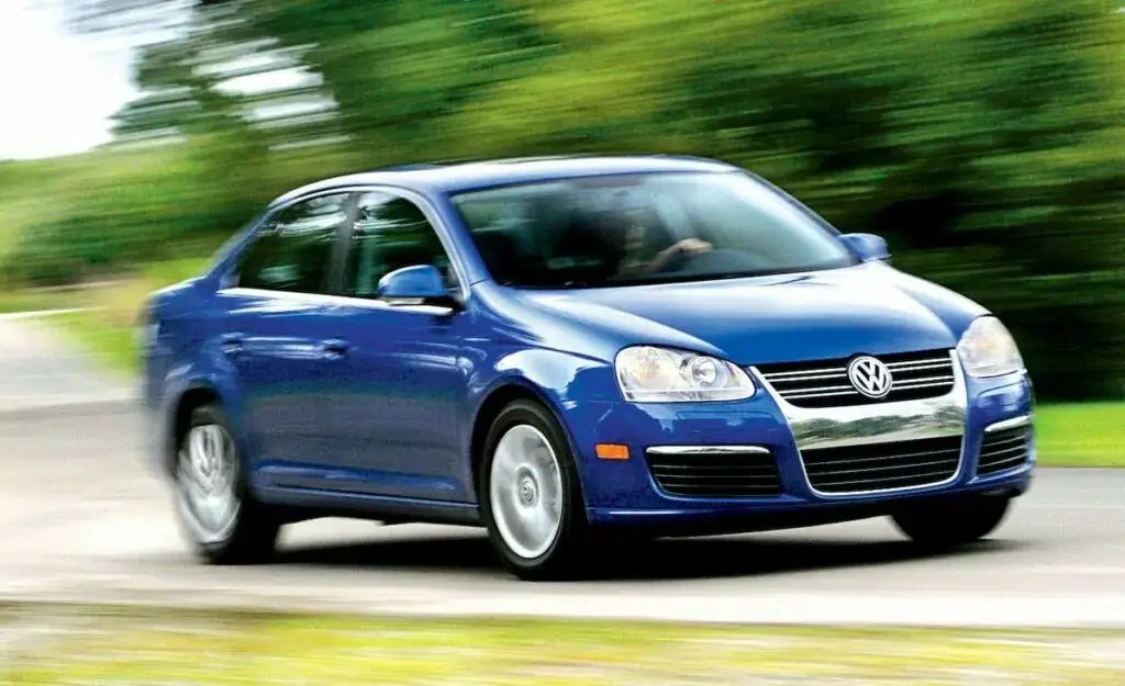 2. Peor año: Volkswagen Jetta 2009 (calificación de 3.23)