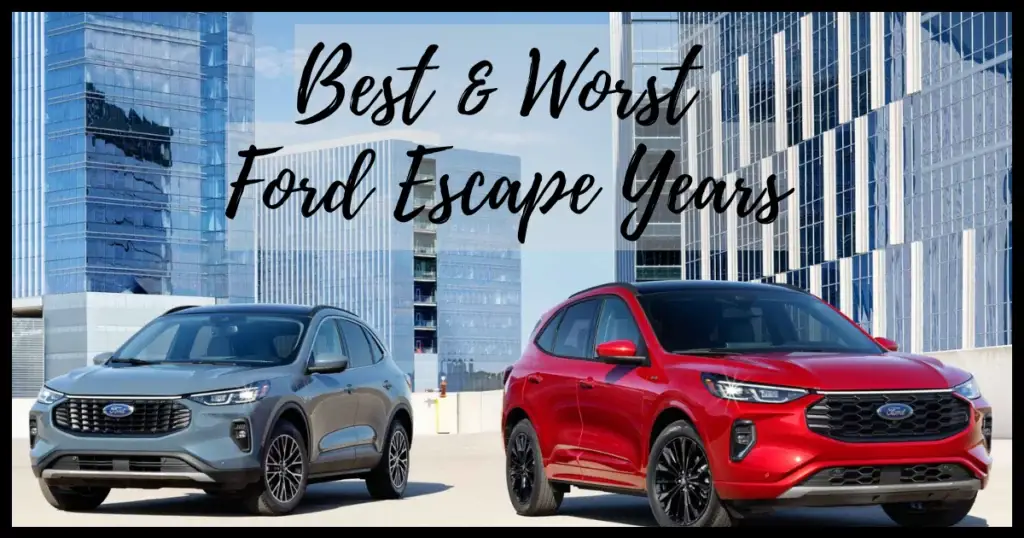 Los 20 mejores y peores años de Ford Escape | 2023 Actualizado