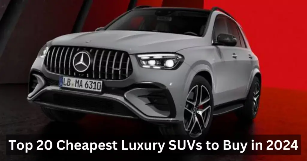 Los 20 SUV de lujo más baratos para comprar en 2024