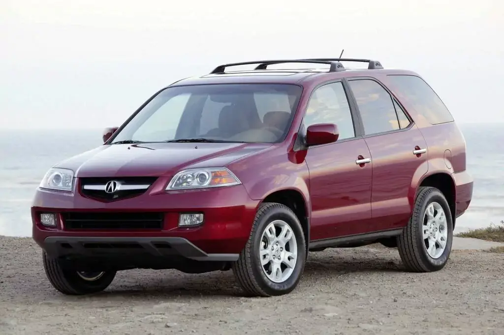 3. Peor año: Acura MDX 2002 (calificación de 3.27)