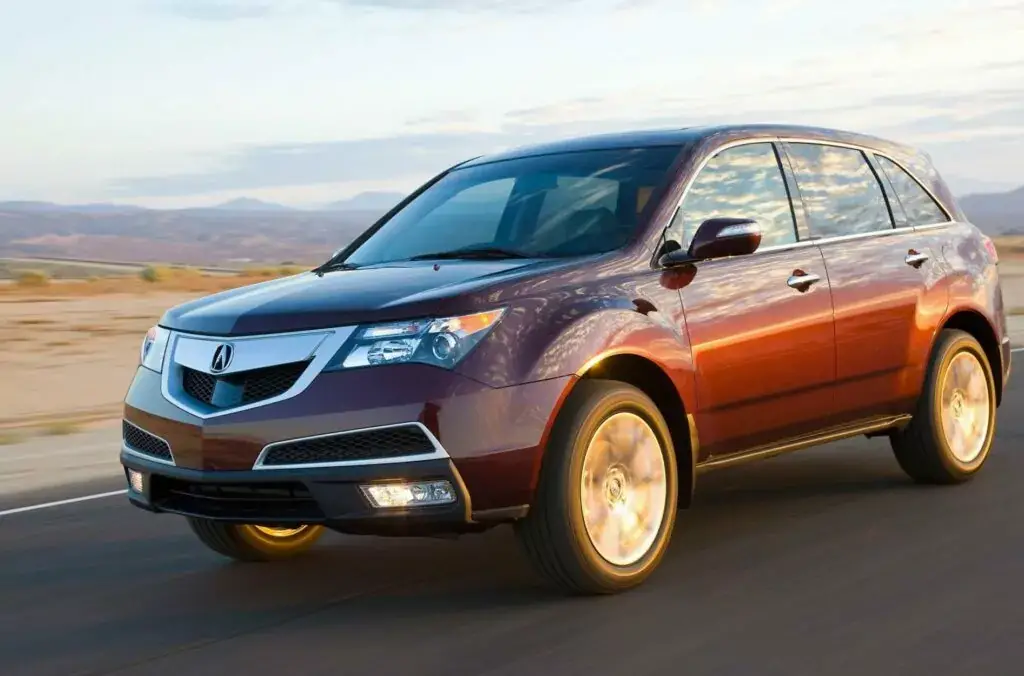 3. Mejor año: Acura MDX 2013 (calificación de 4.33)