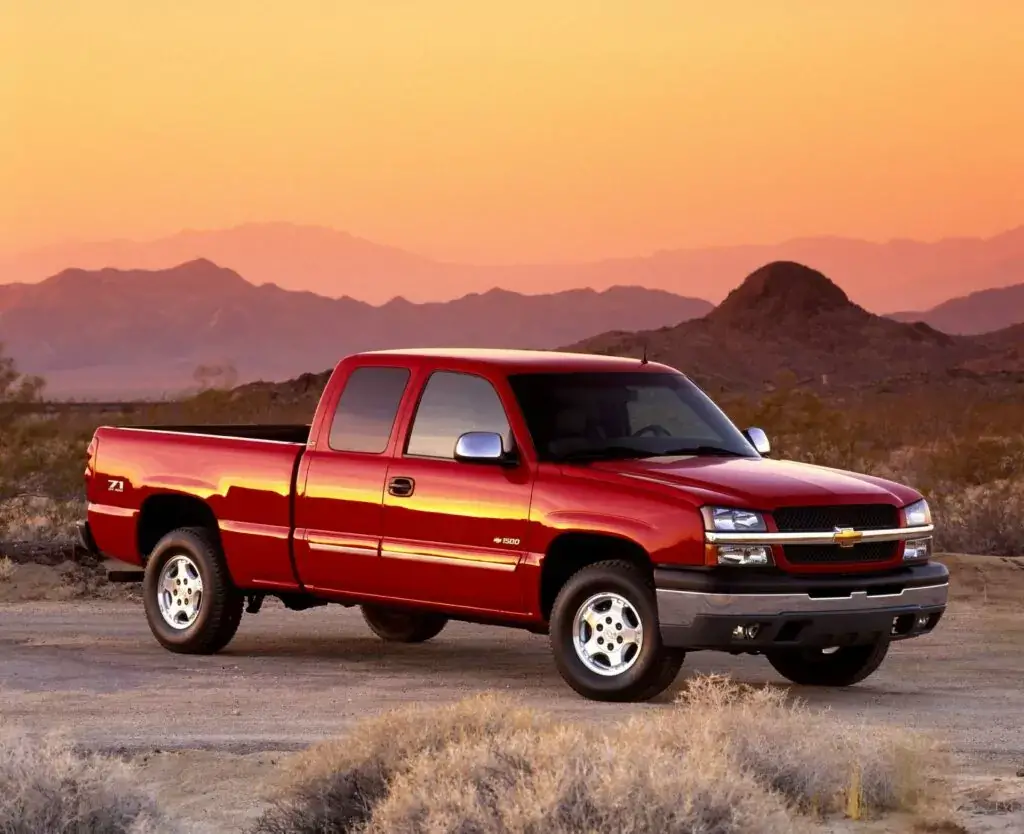 #3 Peor año: Chevrolet Silverado 2004 (calificación de 3.20)