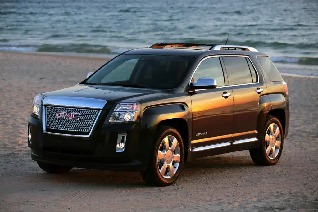 3. Peor año: GMC Terrain 2013 (calificación de 3.12)