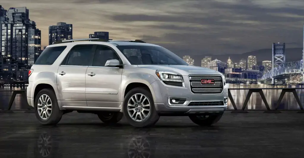 4. Año modelo de Acadia a evitar: 2014 (calificación de 3.57)