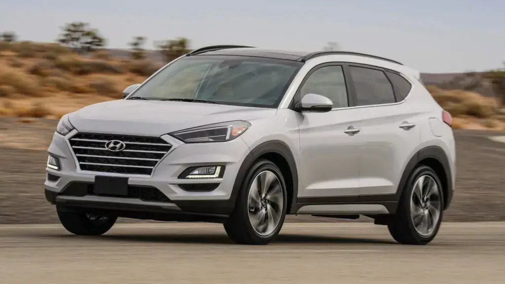 5. Mejor año: Hyundai Tucson 2019 (calificación de 4.15)
