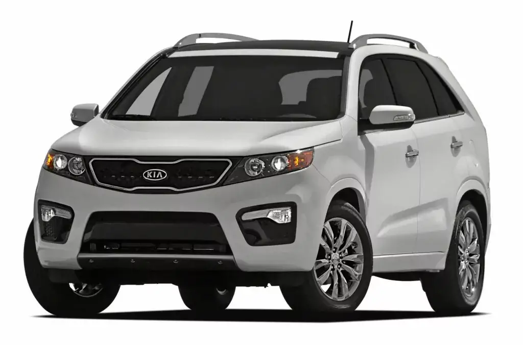 5. Peor año: Kia Sorento 2012 (calificación de 3.64)