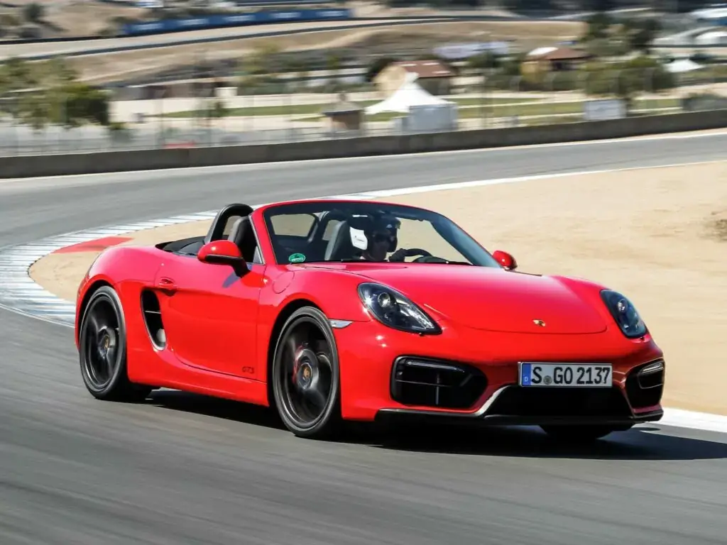 5. Mejor año: Porsche Boxster 2016 (calificación de 4.72)