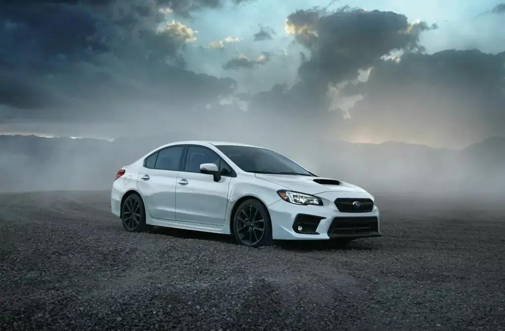 5. Peor año: Subaru WRX 2019 (calificación de 3.86)