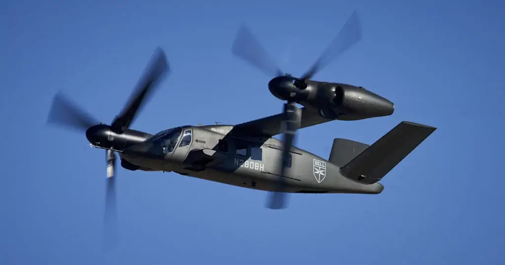 5. Helicópteros de rotor basculante: