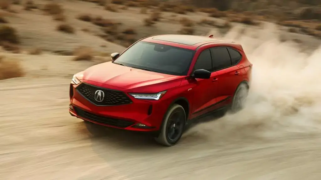 6. Mejor año: Acura MDX 2023 (calificación de 4.30)