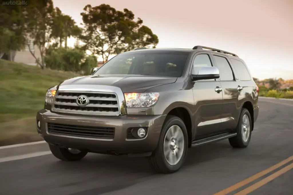 6. Mejor año: Toyota Sequoia 2018 (calificación de 4.02)
