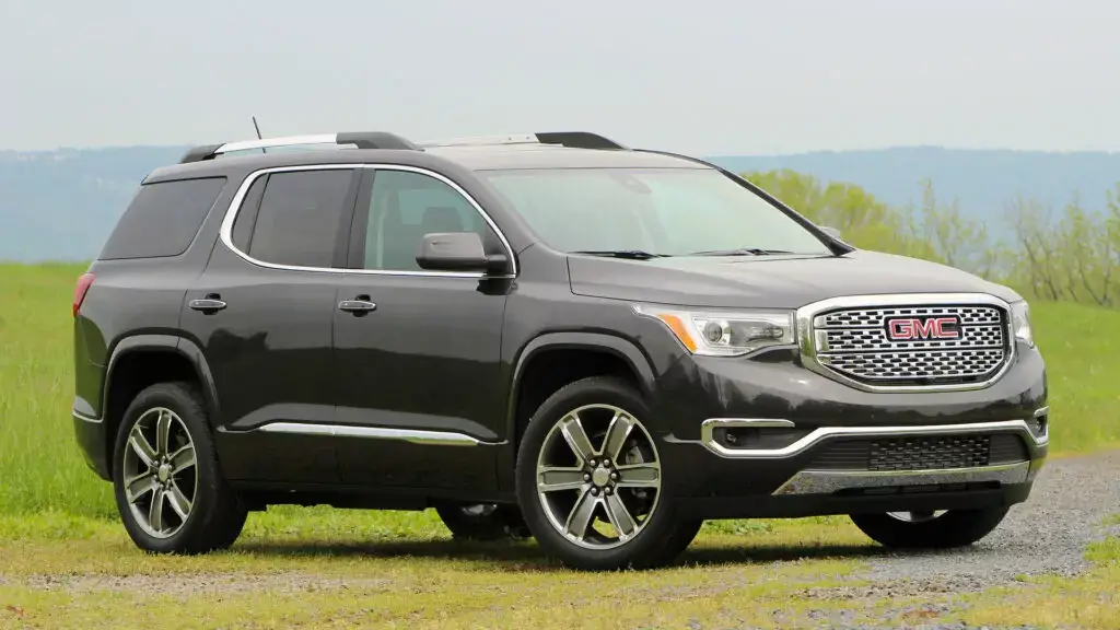 7. Año modelo de Acadia a evitar: 2017 (calificación de 3.70)