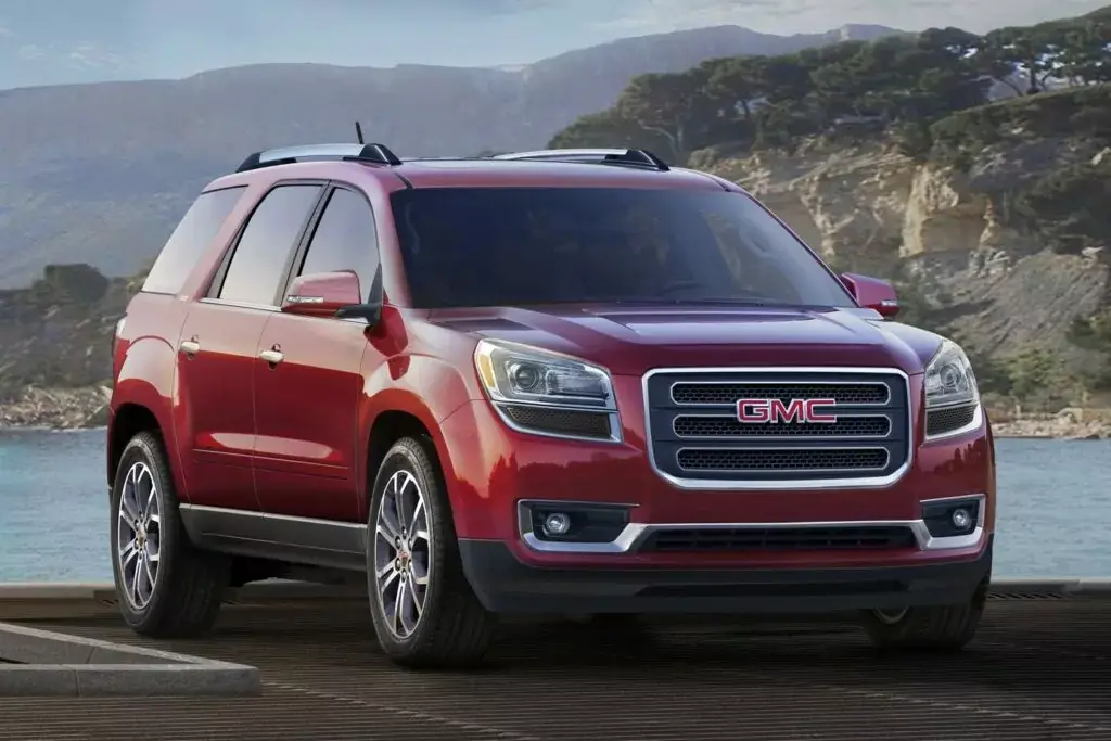 8. Mejor año: GMC Acadia 2016 (calificación de 3.90)