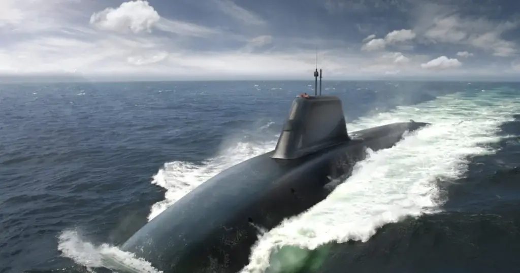 8. Submarino de la clase HMS Dreadnought (153,6 m)