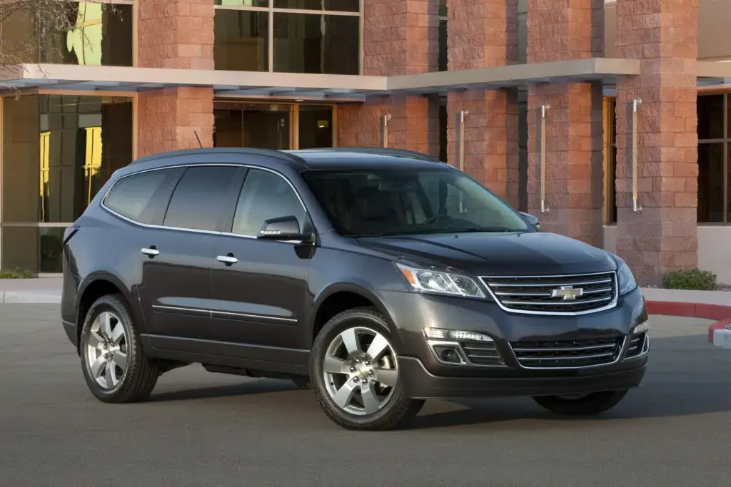 9. Peor año: Chevy Traverse 2013 (calificación de 3.82)