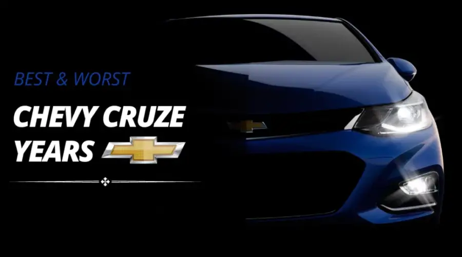 Los 9 mejores y peores años del Chevy Cruze [Datos completos]