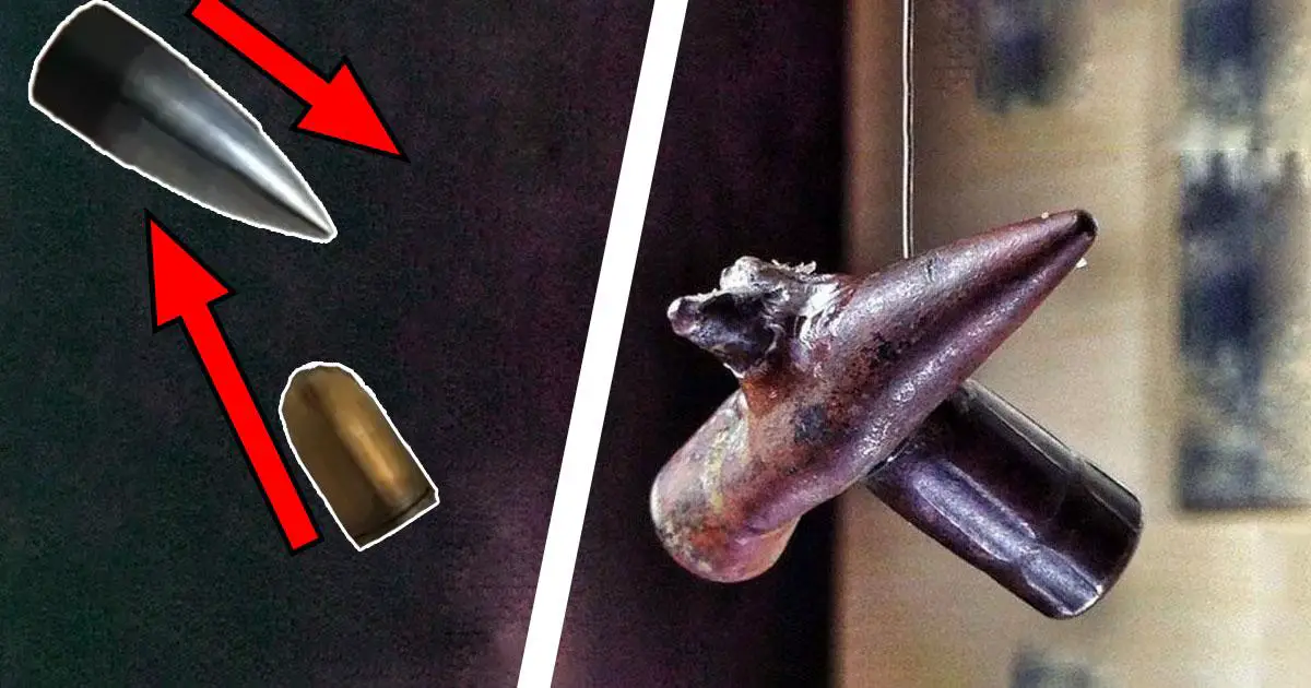 ¡Las balas chocaron en el aire! ¿Es posible?