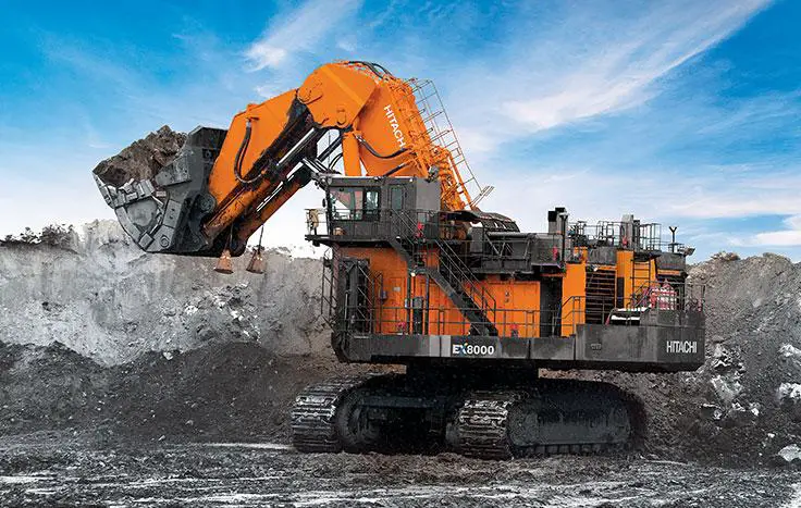 El Hitachi EX8000-6 agiliza la excavación