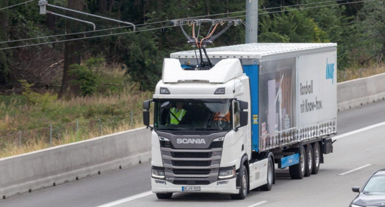 Alemania abre su primera autopista electrificada para camiones