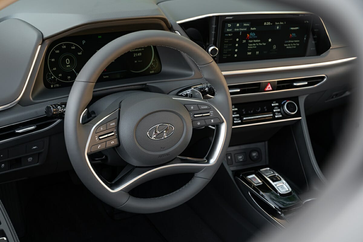 Interior del Hyundai Sonata 2020 - Foto de Hyundai