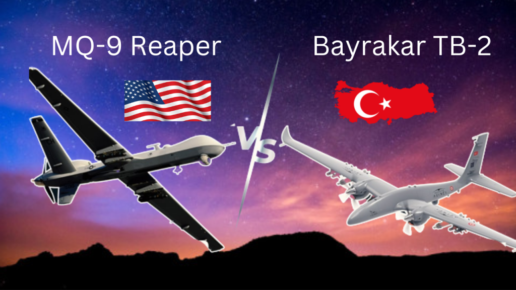 MQ-9 Reaper vs Bayraktar TB-2 – Comparando Sky Warriors
