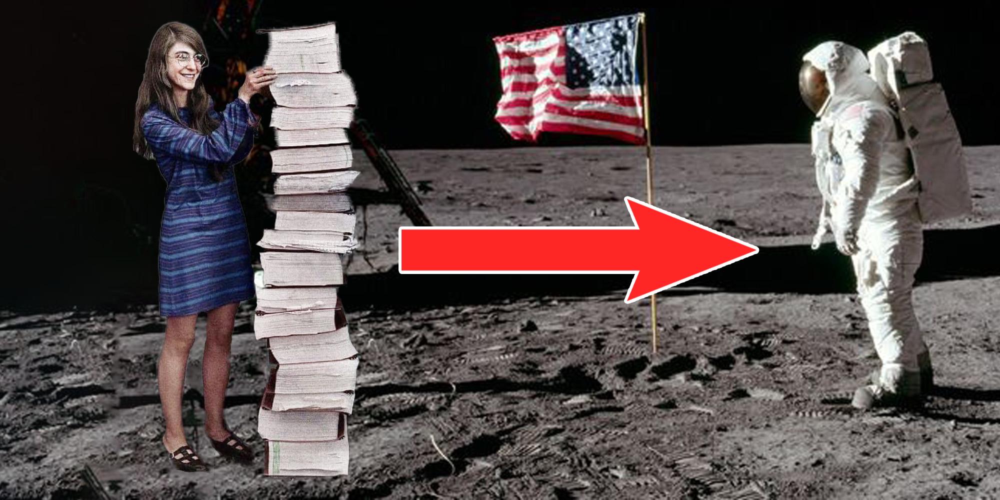 ¡Margaret Hamilton y el código que escribió que llevó a la NASA a la luna!