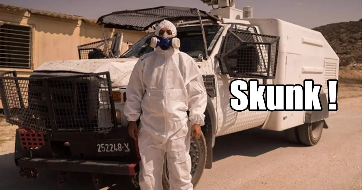 Skunk: ¡el arma que te hace quedarte en la ducha durante días!