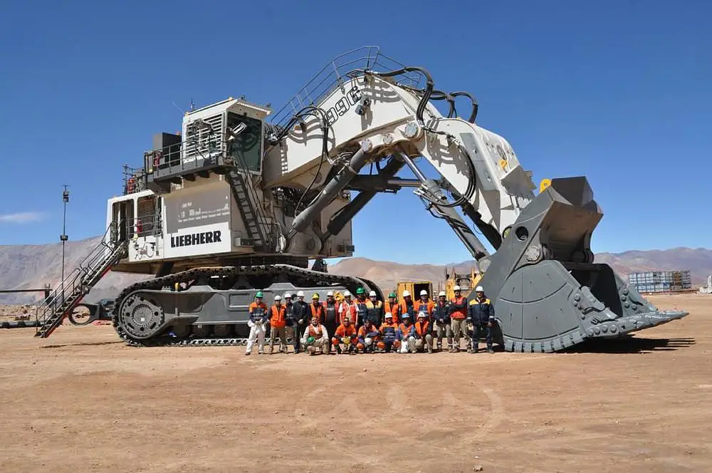 El Liebherr R996 B es el sexto modelo más grande del mundo