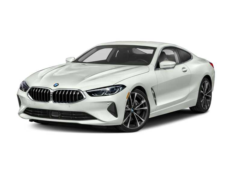 BMW Serie 2020 8 blanco con fondo blanco
