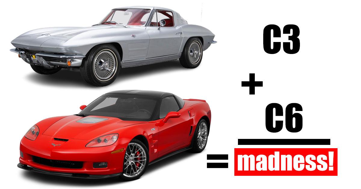 Esto es lo que sucede cuando combinas Corvette C3 con C6: ¡Restomod sale mal!