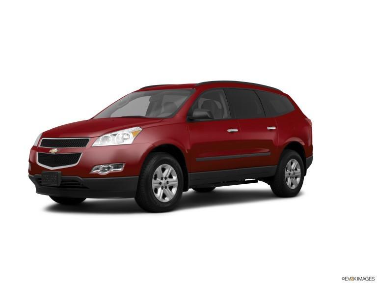 Chevrolet Traverse 2011 Rojo Con Fondo Blanco