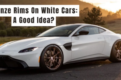 ¿Los coches blancos se ven bien con llantas de bronce?