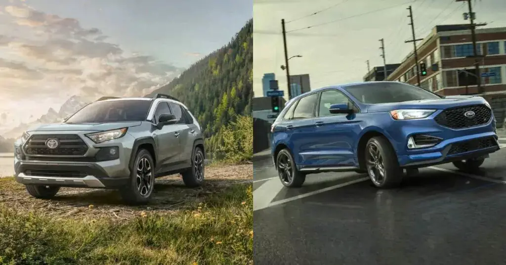 Ford Edge vs. Toyota Rav4: Un ganador basado en la puntuación
