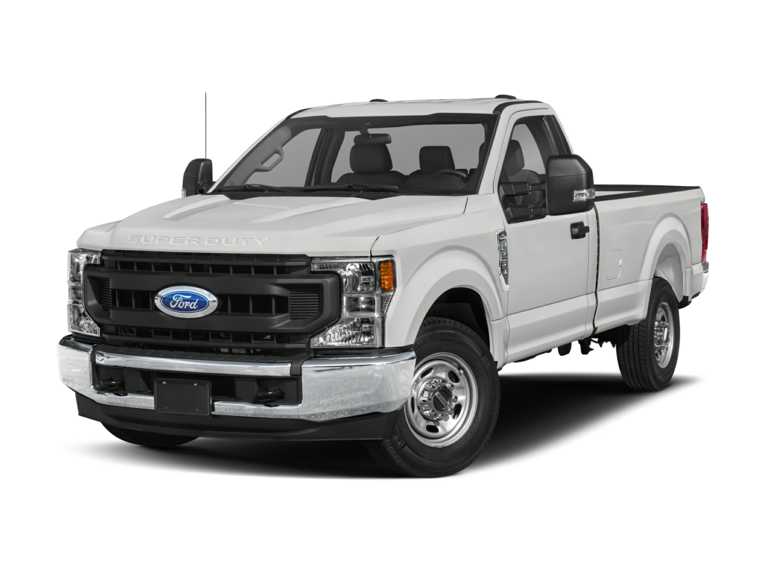 Ford F-2021 250 blanco con fondo blanco