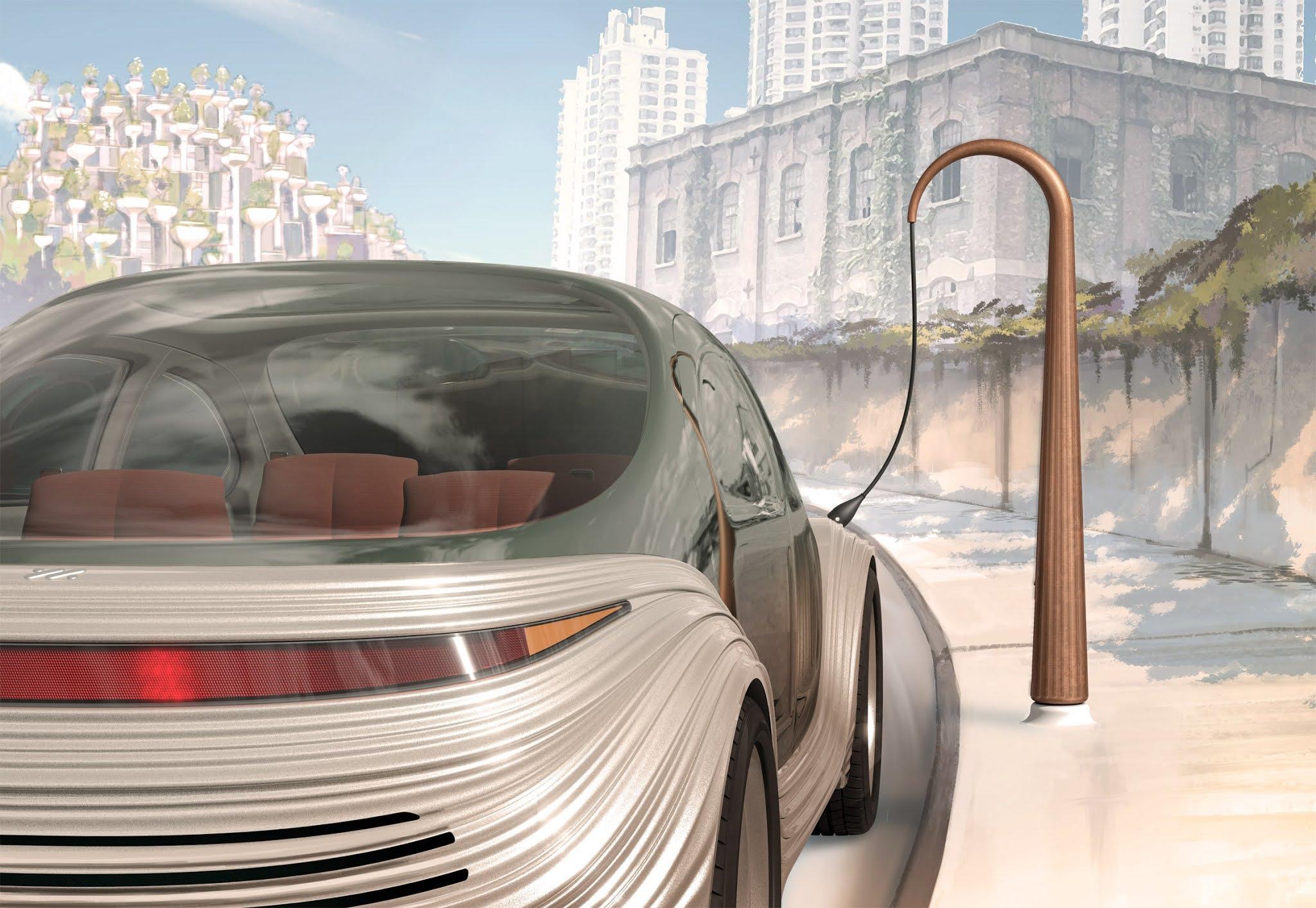 Un vehículo eléctrico que no solo es respetuoso con el medio ambiente, sino que también absorbe los contaminantes de otros automóviles