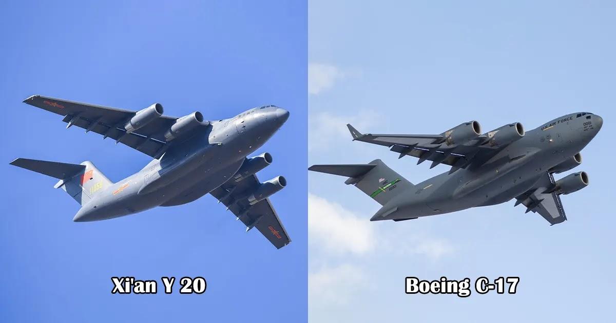 2. Xi'an Y 20 / Boeing C-17