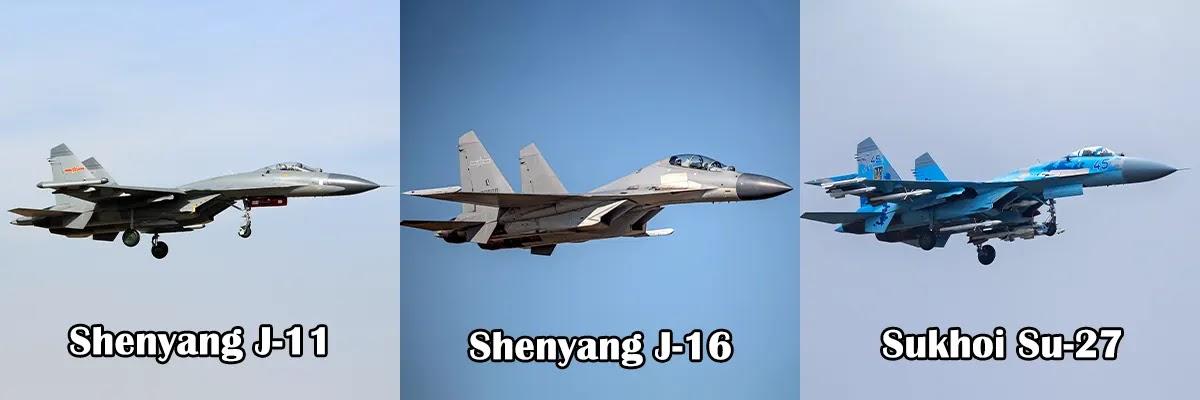 3. Shenyang J-11/16 / Sukhoi Su-27