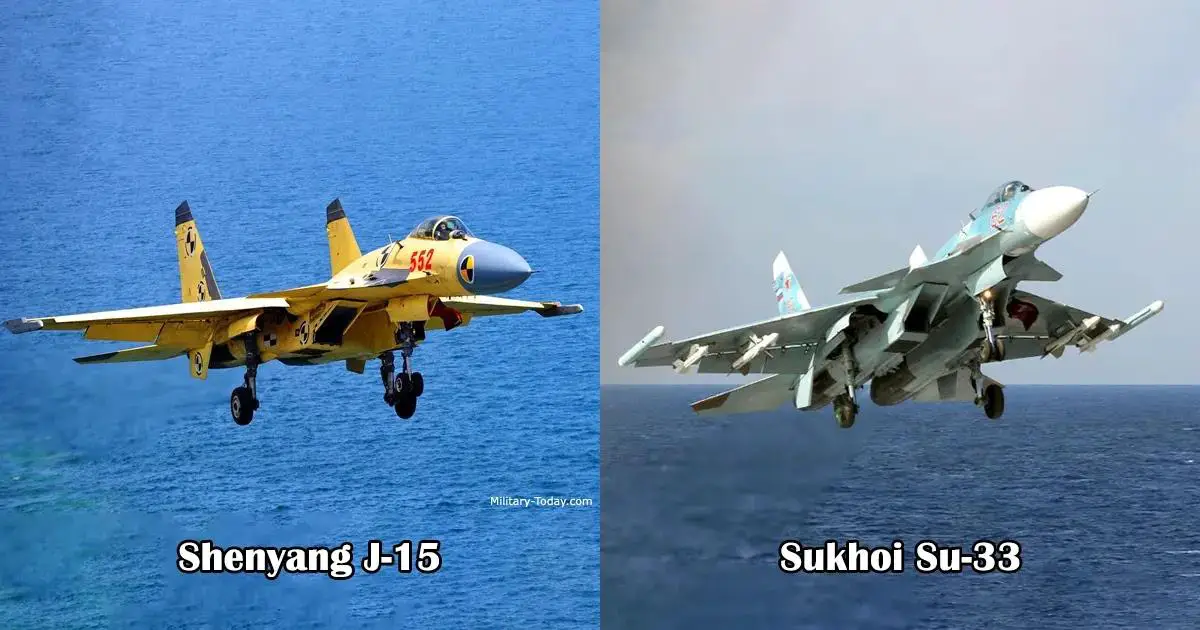 8. Shenyang J-15 / Sukhoi Su-33