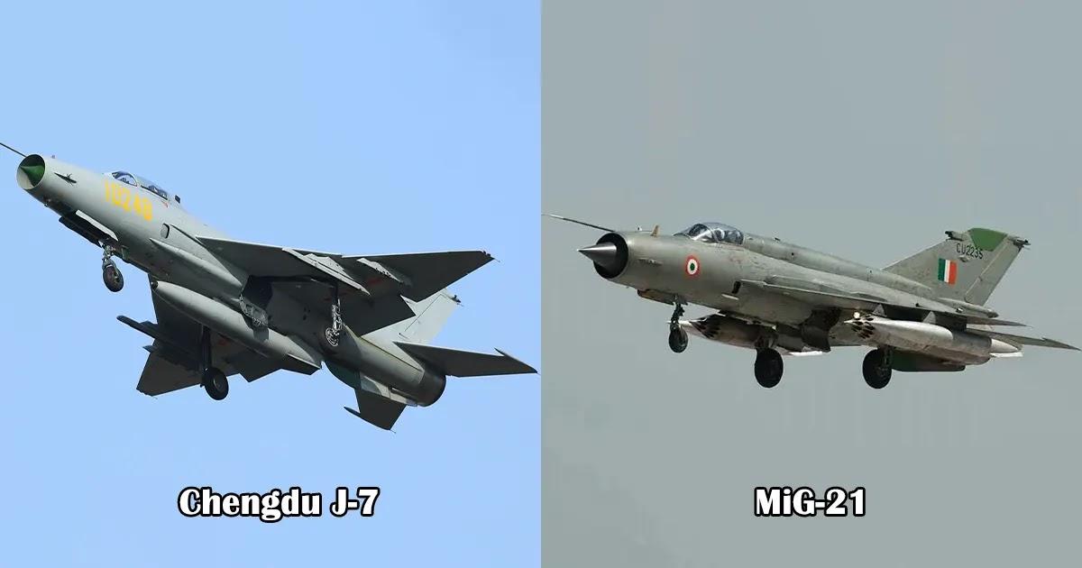 9. Chengdu J-7 / MiG-21