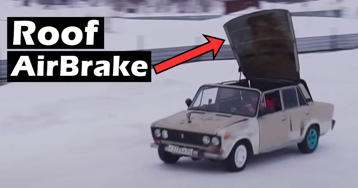 ¿Podría ser una buena idea un freno de aire del tamaño de un techo?