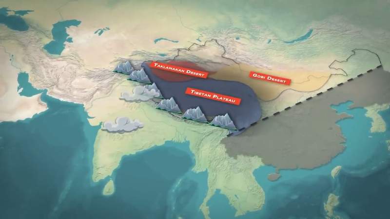¿Por qué el 94% de la población de China vive en solo el 43% de la superficie terrestre?