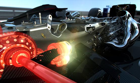 ¿Qué es la luz en la parte trasera de los coches de F1?